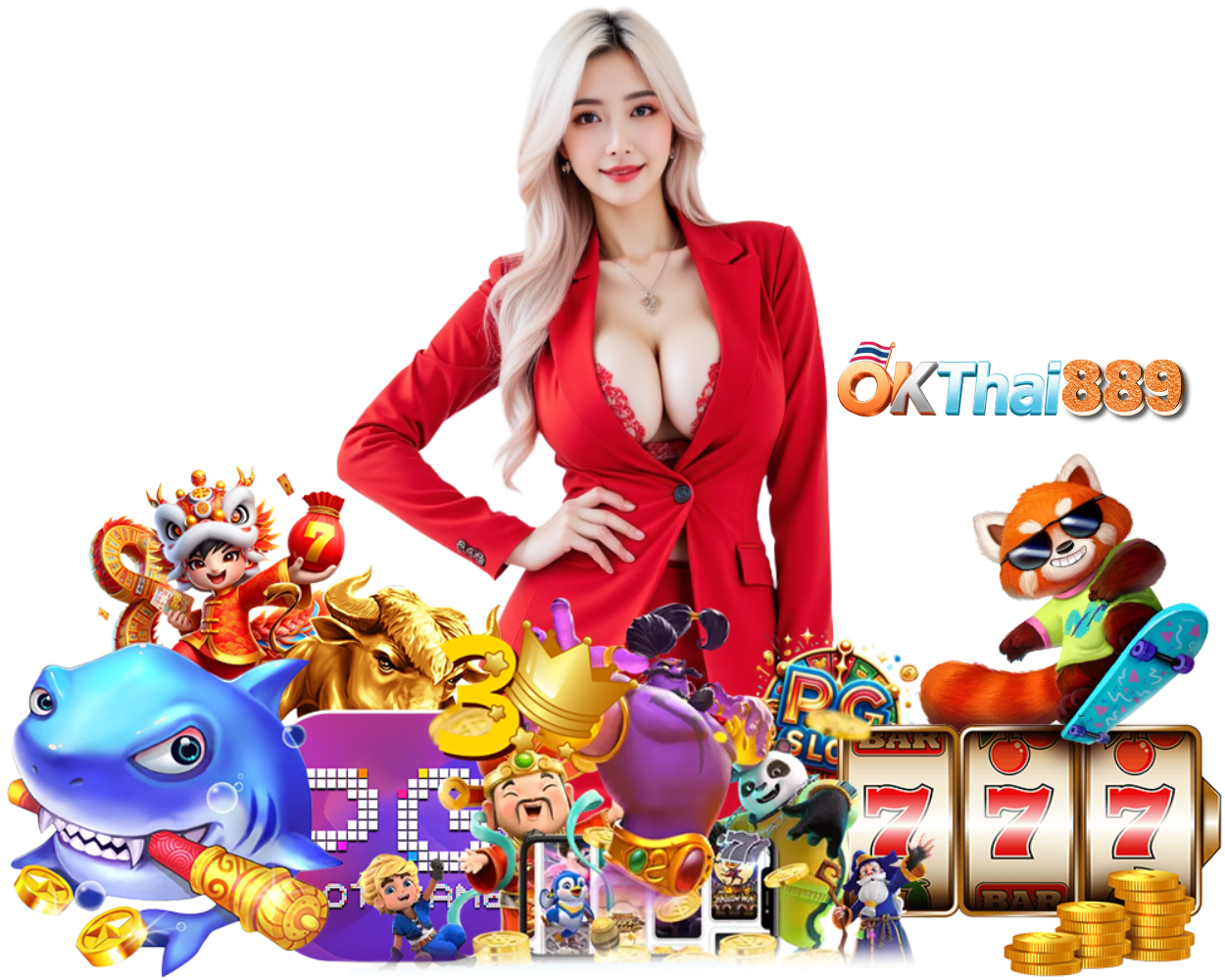 OKTHAI889 สล็อตยอดนิยม แจ็คพอตใหญ่